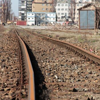 Kolej ČSKD, čtyři měsíce po ukončení provozu, vedoucí z výměny č. 69 Kolej ČSKD, čtyři měsíce po ukončení provozu, vedoucí z výměny č. 69