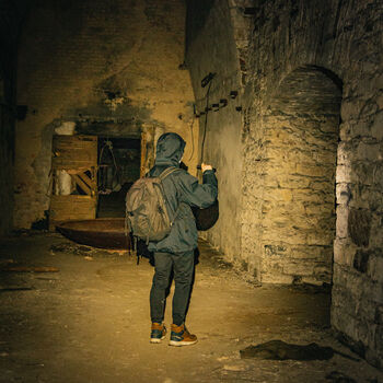 Brewery with underground factory