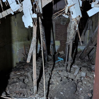 An abandoned children's home for the mentally handicapped! They abused the patients here.