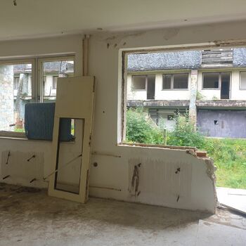 garage home house interior room architecture