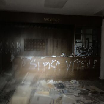 Opuštěné rekreační středisko Opuštěné rekreační středisko