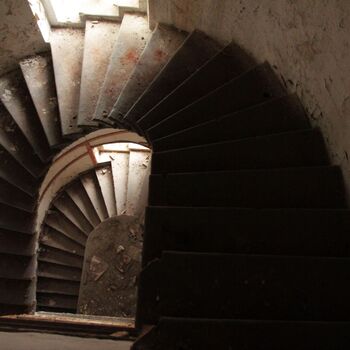 Monumental dark landmark of the city 2023