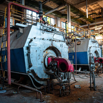 Very well preserved heating plant