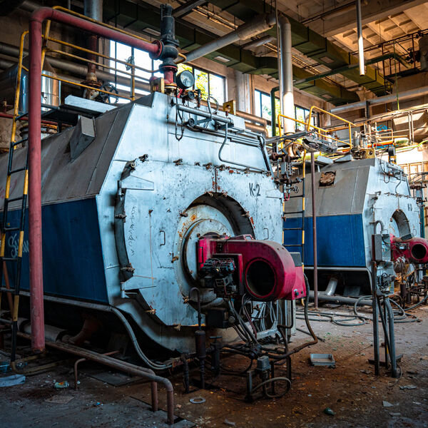 Very well preserved heating plant