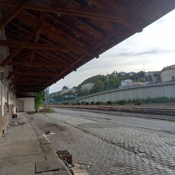 Zde měl regiojet skladovací plochy