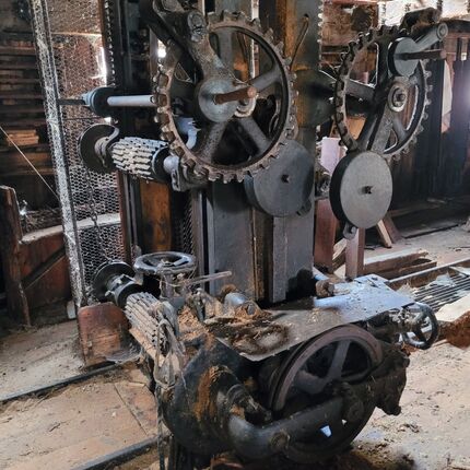 Eine geschäftige Mühle