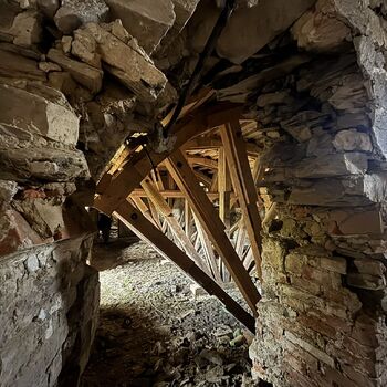 Fortress converted into a castle.