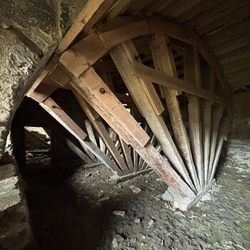 Fortress converted into a castle.