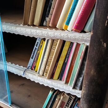 An abandoned house in the middle of a village