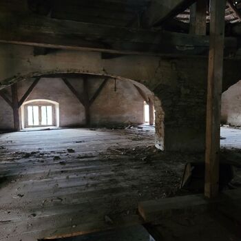 🏰Ein Schloss in Schwierigkeiten. Mit einem großen Keller.