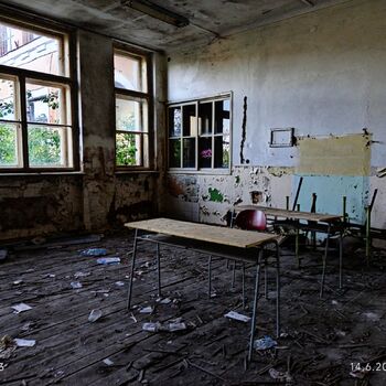Verlassene Schule