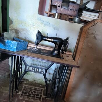 An abandoned house in the middle of a village