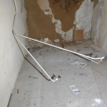 Why did they close? An abandoned guesthouse at night...