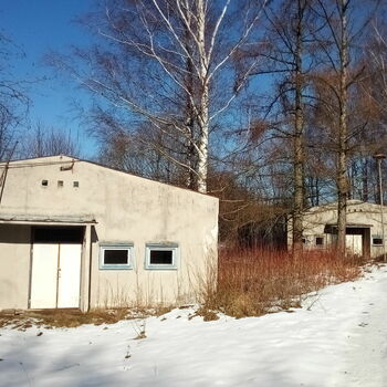 stodola sníh budova zemědělské budovy struktura zima dům
