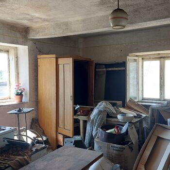 Dieses kleine Haus hat es schon seit ein paar