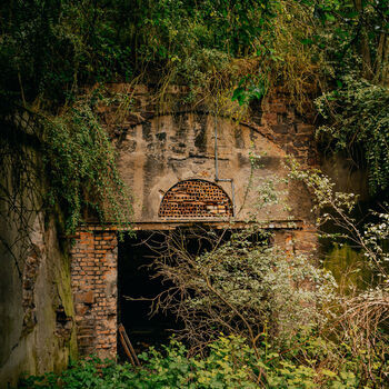 Brewery with underground factory