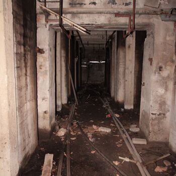 Monumental dark landmark of the city 2023