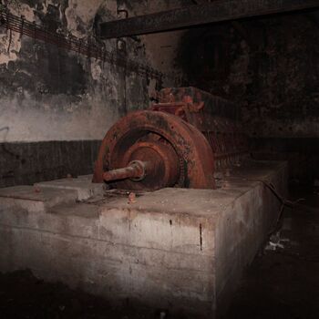 Monumental dark landmark of the city 2023