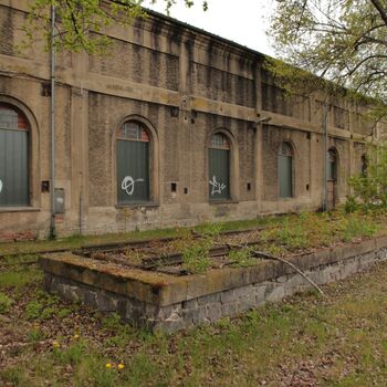 Werkstätten der Bushrad Railway
