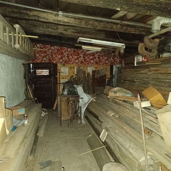 Hütte in den Bergen