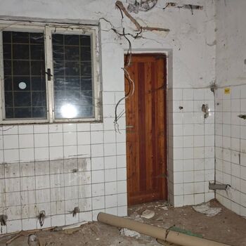 Why did they close? An abandoned guesthouse at night...