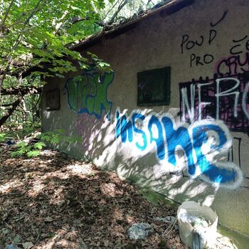 Abandoned hunting lodge🏹