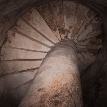 Monumental dark landmark of the city 2023