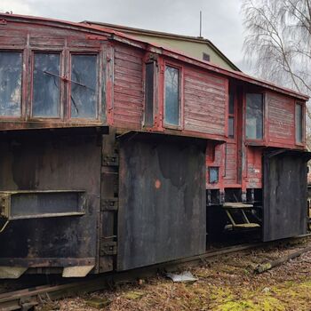 Railway carriages and station building_2024