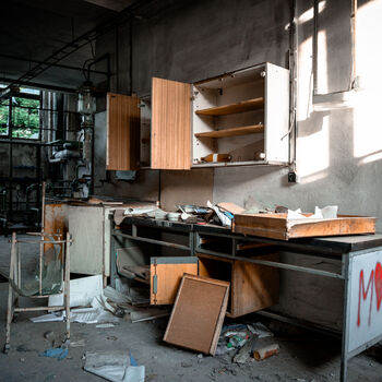 Very well preserved heating plant