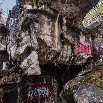 Bunkr/hangár pro prototypy ve druhé světové válce