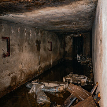 Brewery with underground factory